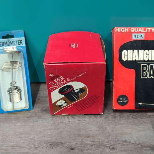 黑白菲林沖洗工具：黑布，沖鑵，温度計