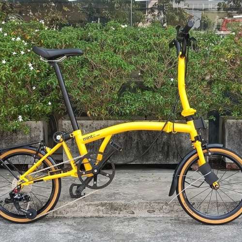 MINT T9C 9速 16吋 349 鉻鉬鋼折叠車 送叮叮水架前後蛙燈