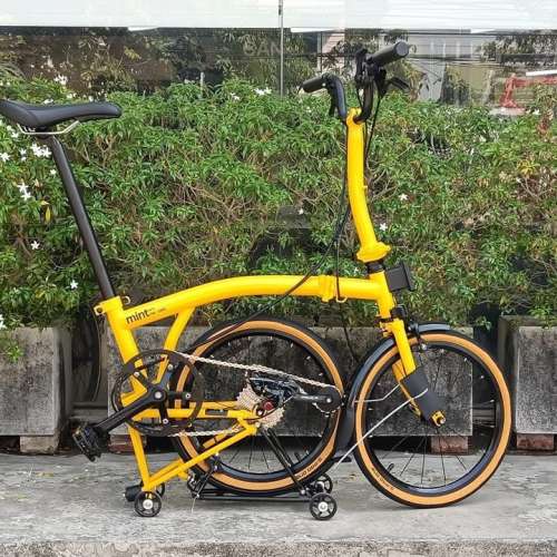 MINT T9C 9速 16吋 349 鉻鉬鋼折叠車 送叮叮水架前後蛙燈