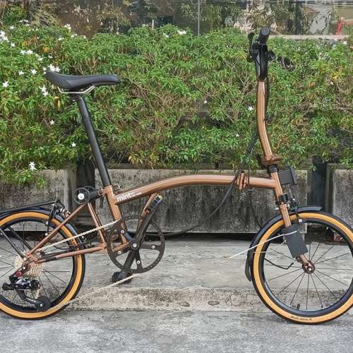 MINT T9C 9速 16吋 349 鉻鉬鋼折叠車 送叮叮水架前後蛙燈