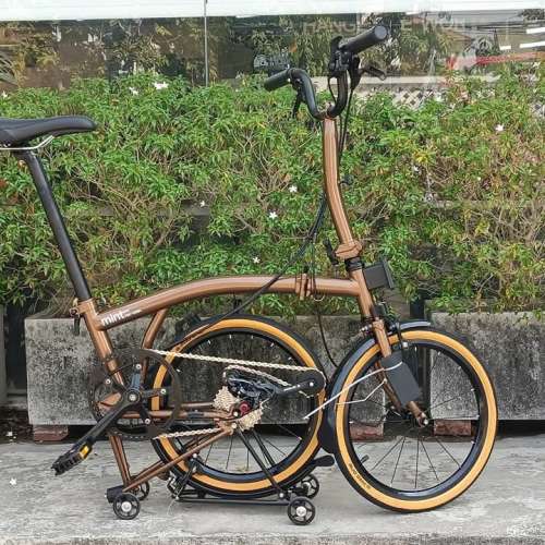 MINT T9C 9速 16吋 349 鉻鉬鋼折叠車 送叮叮水架前後蛙燈