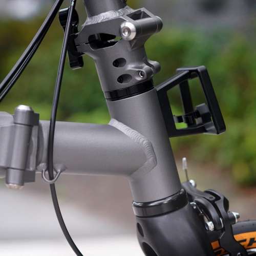 2025 最新款超輕版 ACEOFFIX C5 5速 啞黑色碳前叉鋁合金折叠車 送前後蛙燈叮叮