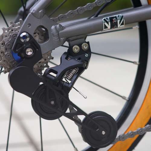 2025 最新款超輕版 ACEOFFIX C5 5速 啞黑色碳前叉鋁合金折叠車 送前後蛙燈叮叮