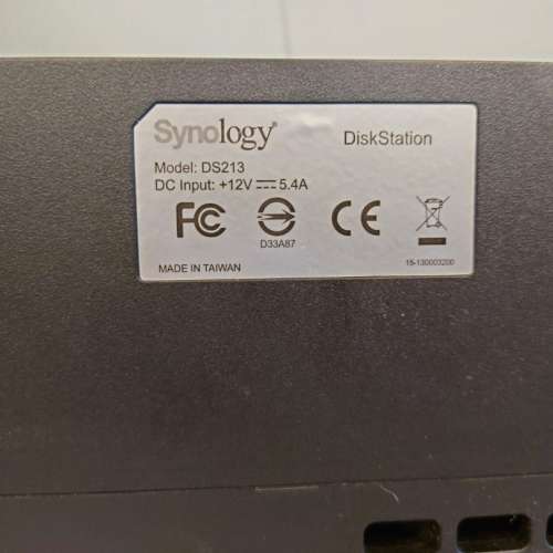 Synology DiskStation DS213 連2TB Hard Disk (1TBx 2)