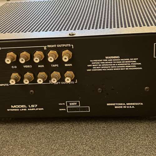 Audio Research Ls7 送兩支Mullard 膽王