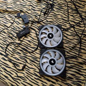 Corsair LL120 兩隻及RGB 控制器 + Hub