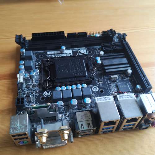 (Z97 ITX) GIGABYTE Z97N WIFI連背板 (運作正常支援M.2  BIOS已更新)