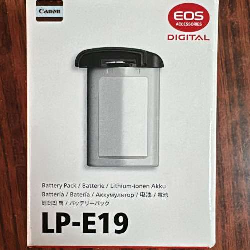 (全新水貨) Canon LP-E19 電池