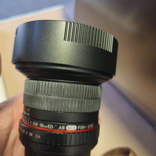 Samyang 12mm f/2.8 fish eye Canon RF