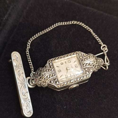 ⌚議價請移玉步⚡No bargain ⌚ Vintage Swiss 17Jewels MW 上鏈 (Sm22). Made in ...