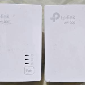 TP-LINK 1000mbps HOMEPLUG TL-PA7017 V4.0 2隻