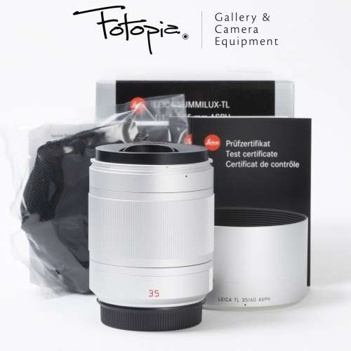 || Leica Summilux-TL 35mm F1.4 ASPH - Silver Anodized with full packing ||