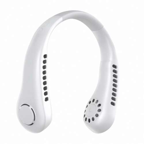 全新無扇葉掛頸式風扇白色 Neck hanging fan cooling portable