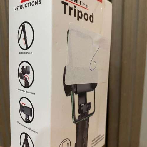 全新手機夾連攝影三腳架 tripod with phone attachment fixture clip clamp