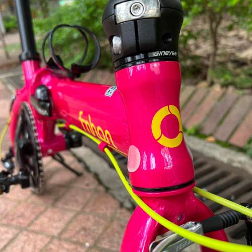 FNHON 1401 412 外3速 中空餅 米洛 M63 14吋輪組 鋁合金 折叠車 送水架前後蛙燈叮叮