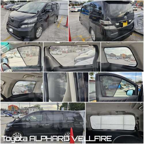 Alphard Vellfire 全車磁石濾光窗網太陽擋