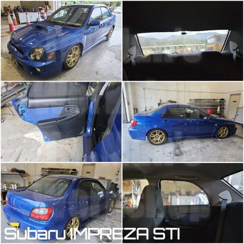 Subaru Imprezza STI 全車磁石濾光窗網太陽擋