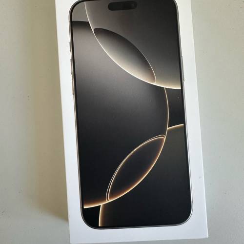 全新未開封iphone 16 pro max 256gb titanium