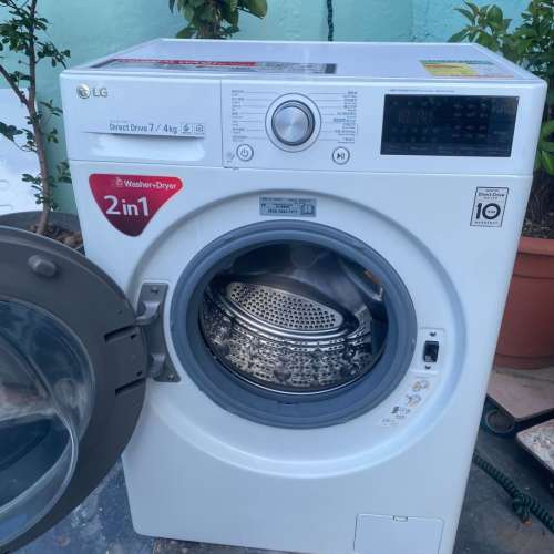 LG 樂金 前置式洗衣乾衣機 (7kg/4kg, 1200轉/分鐘) WF-C1207C3W