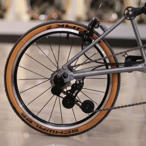 2025 最新款超輕版 ACEOFFIX C5 5速 碳前叉鋁合金折叠車 送前後蛙燈叮叮