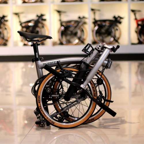 2025 最新款超輕版 ACEOFFIX C5 5速 碳前叉鋁合金折叠車 送前後蛙燈叮叮