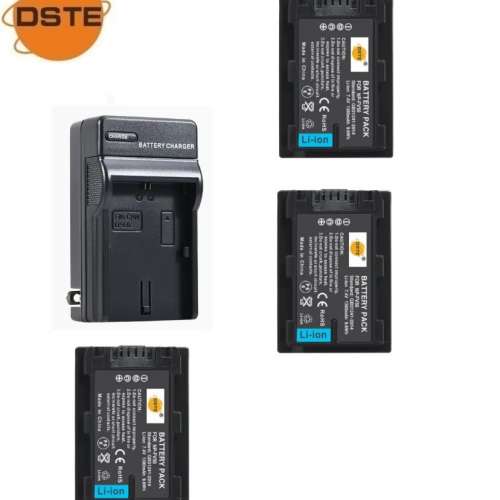 DSTE NP-FV50 Lithium-Ion Battery Pack With Single-Bay Travel Battery Charger