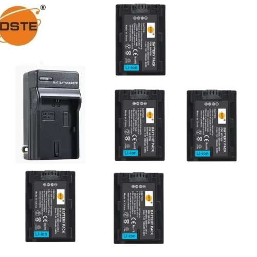 DSTE NP-FV50 Lithium-Ion Battery Pack With Single-Bay Travel Battery Charger