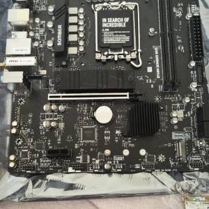 MSI B760M BOMBER WIFI 90%NEW 550HKD