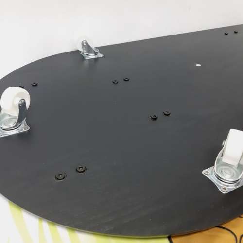 活動板車，五轆搬運車--全新尼龍轆，推動順滑，一邊是半圓形，方便搬移物品--長90c...