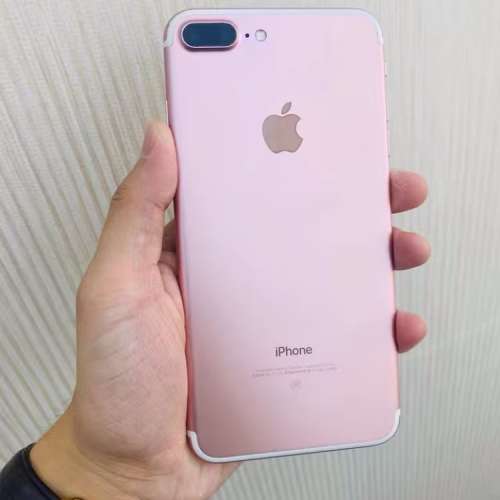 Apple iPhone 7 plus 256G 玫瑰金～ 電池效率100 ％