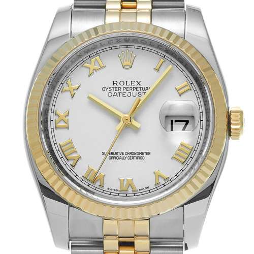 Datejust 36 116233 White Men's Watch