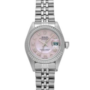 Datejust 69174NRD pink shell Ladies watch