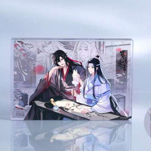 蒼妹兒魔道祖師魏無羨藍忘機羅浮霽雪系列周邊 正版周邊 亞克力漫畫磚 約135mm*90mm...