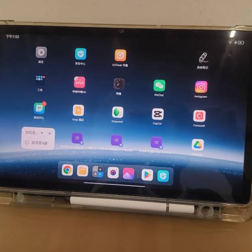 Lenovo小新pad 2022 6+128GB wifi+ 保護殼(港鐵站交收)8成新