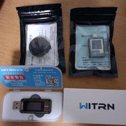 (包平郵/可面交)ATORCH/WITRN PD Type-c Voltage USB Tester Meter電壓 電流 檢測錶