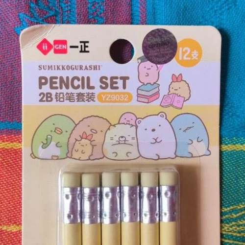 全新 Sumikko gurashi Pencil 角落生物 2B 鉛筆 12支