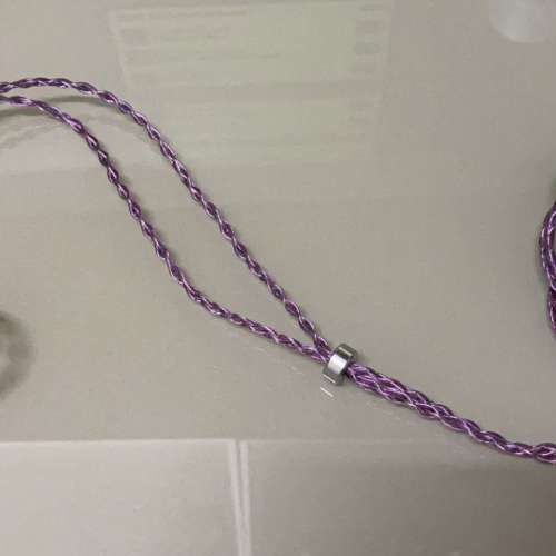 農曆新年大紅大紫[限量1條](耳機線名字:閃耀)4N退火單晶銅，特別幼細輕巧版，純度高...