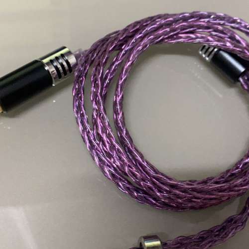 農曆新年大紅大紫[限量1條](耳機線名字:閃耀)4N退火單晶銅，特別幼細輕巧版，純度高...