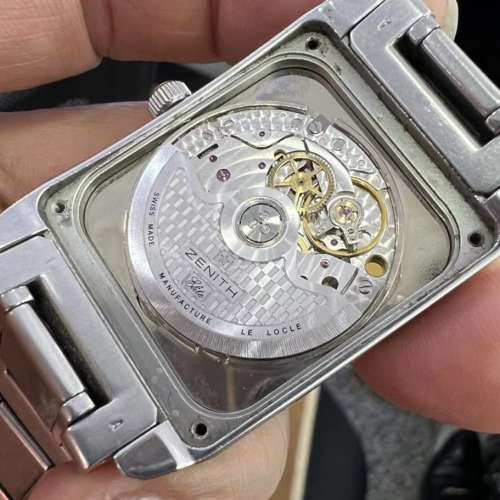 Zenith(真力士)Port Royal Elite 長方形全鋼自動手錶