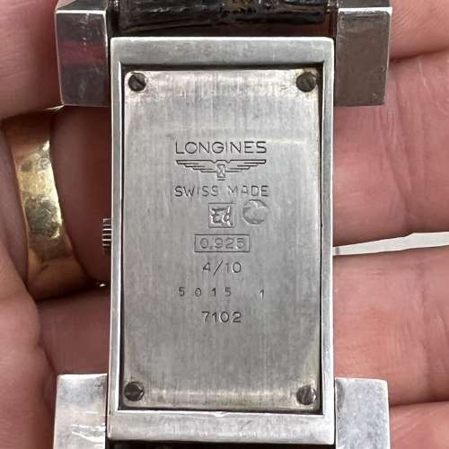 罕有浪琴(Longiness)70年代全銀925打造手錶