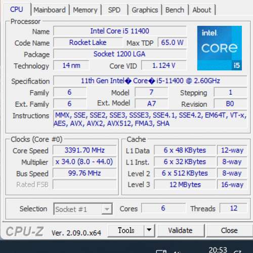 i5-11400+Asrock B560M Steel Legend+Klevv BoltXR 32GB(16x2)DDR43600