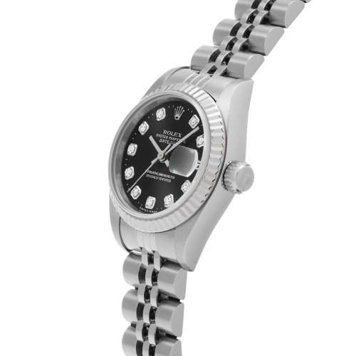 Datejust 69174G BlackDiamond Ladies Watch