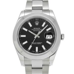 Datejust II 116300 Black Men's Watch