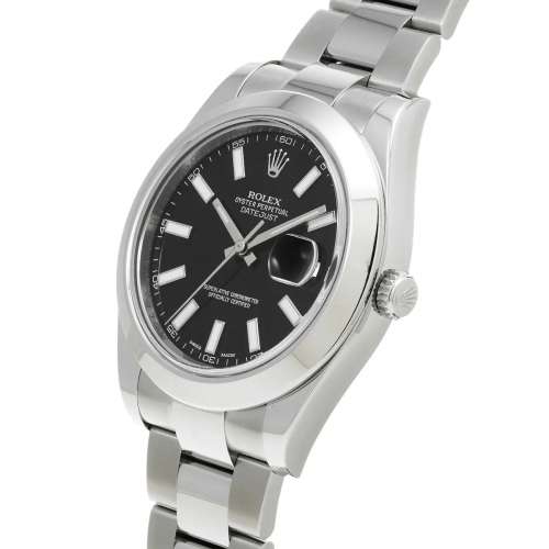Datejust II 116300 Black Men's Watch