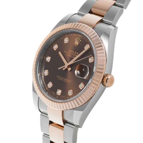 Datejust 41 126331G Chocolate BrownDiamond