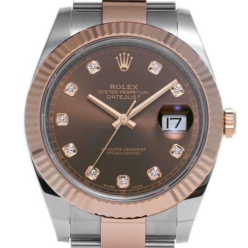 Datejust 41 126331G Chocolate BrownDiamond