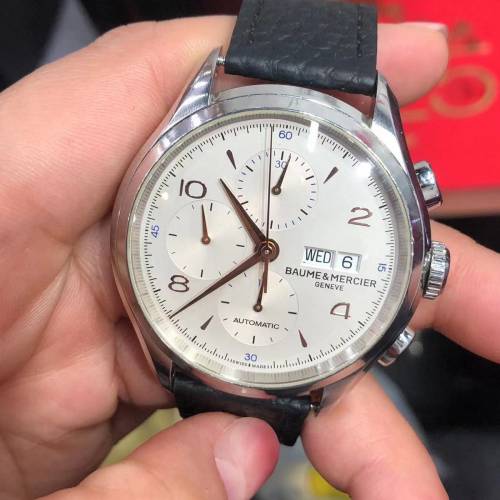 名士(baume mercier  計時)克里顿系列，MOA10129 自动机械 男士計時腕表