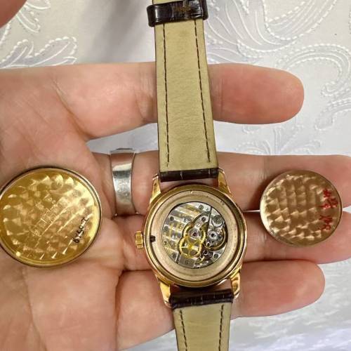 珍稀18K玫瑰金江詩丹頓手動上鏈腕錶