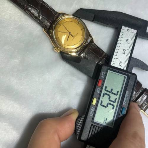 珍稀18K玫瑰金江詩丹頓手動上鏈腕錶