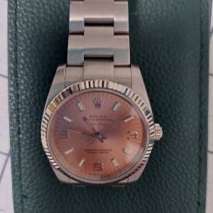 Rolex 114213 白金圈粉面369